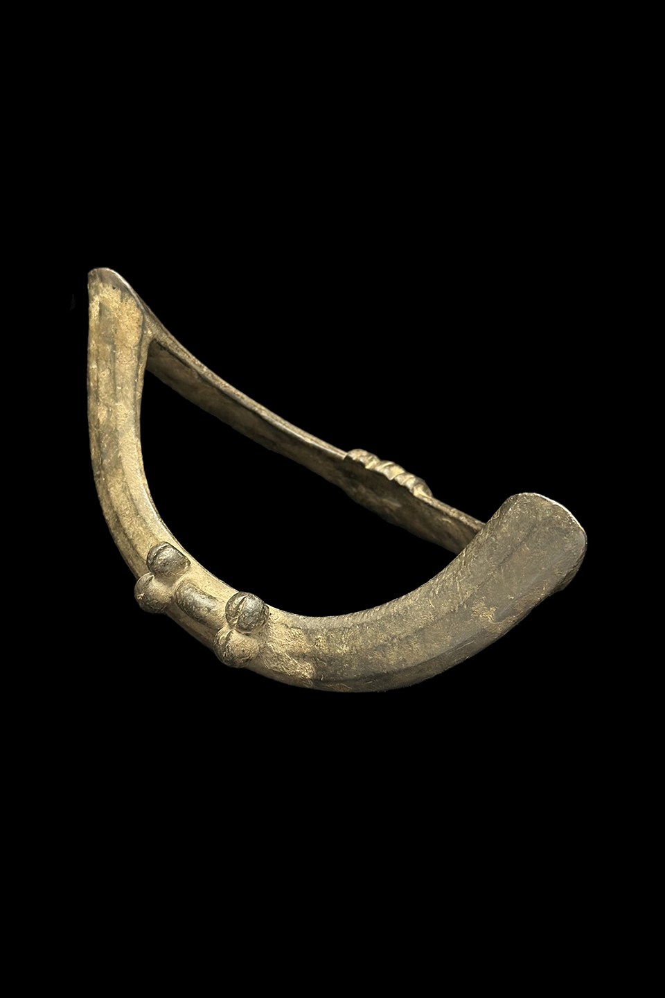 Copper Alloy Anklet Currency (Original name -Tolo Kajin) - Senufo People, Ivory Coast