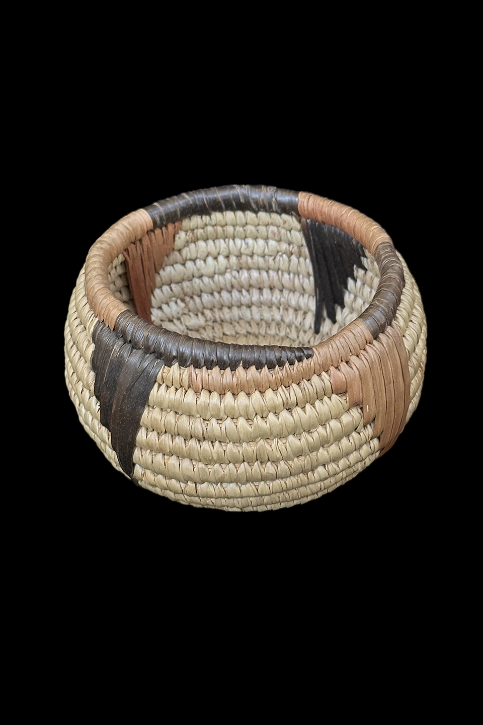 Small Open Bowl Basket - Zulu People, South Africa