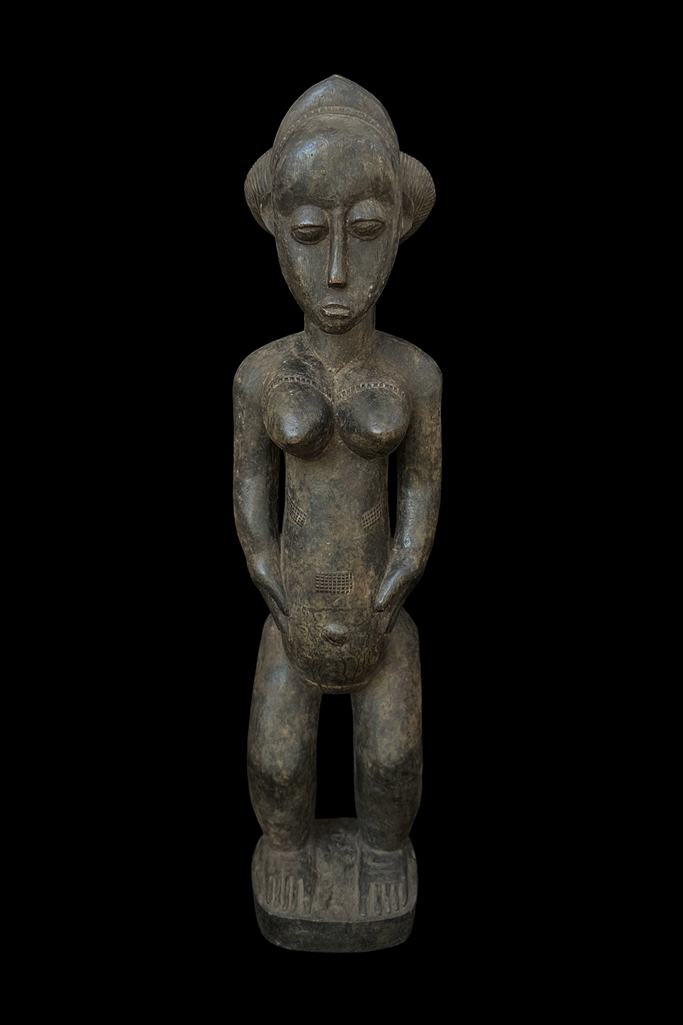 Spirit Spouse Female Figure - Baule People, Ivory Coast