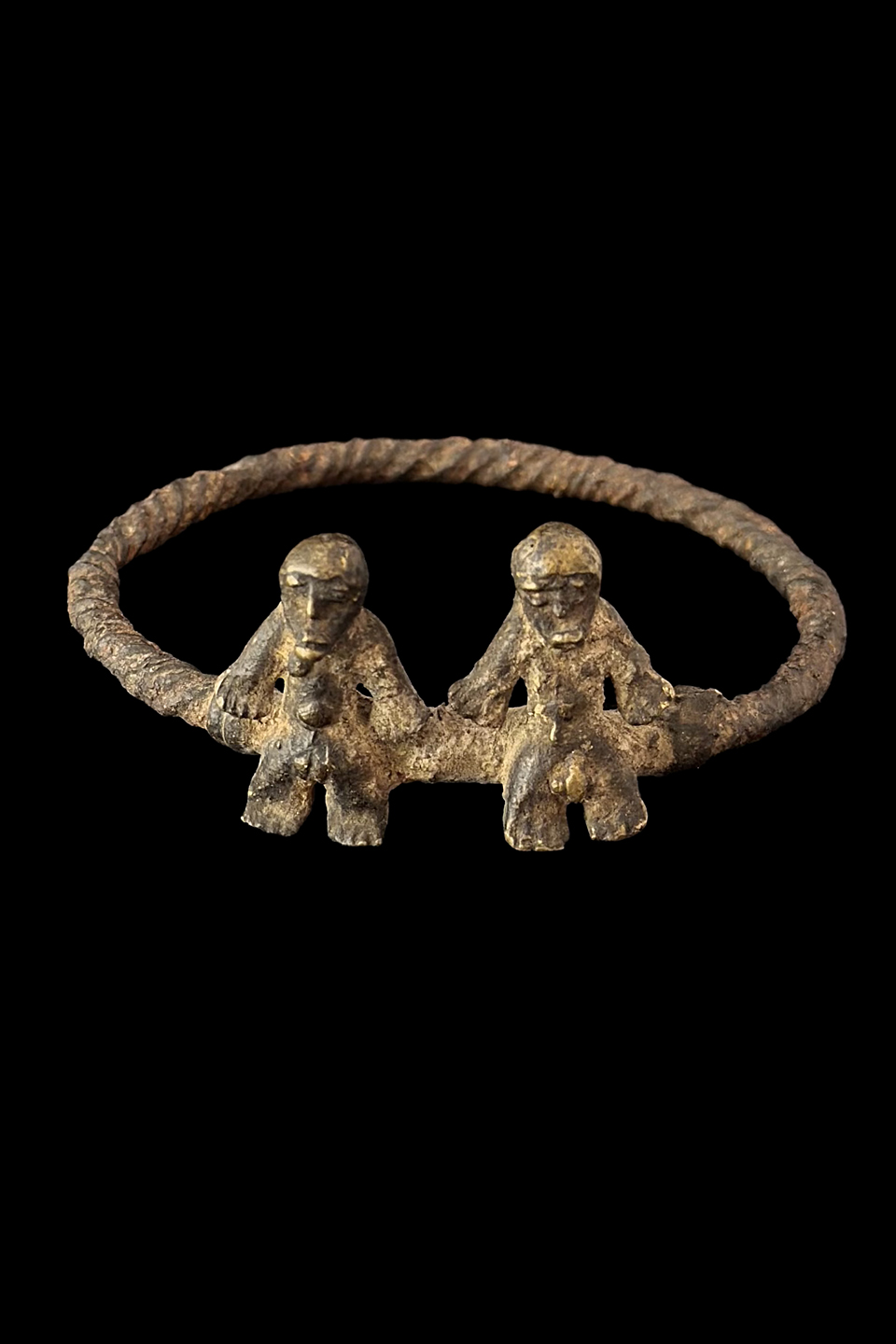 Shrine Bracelet with Seated Couple  - Bwa People, Burkina Faso