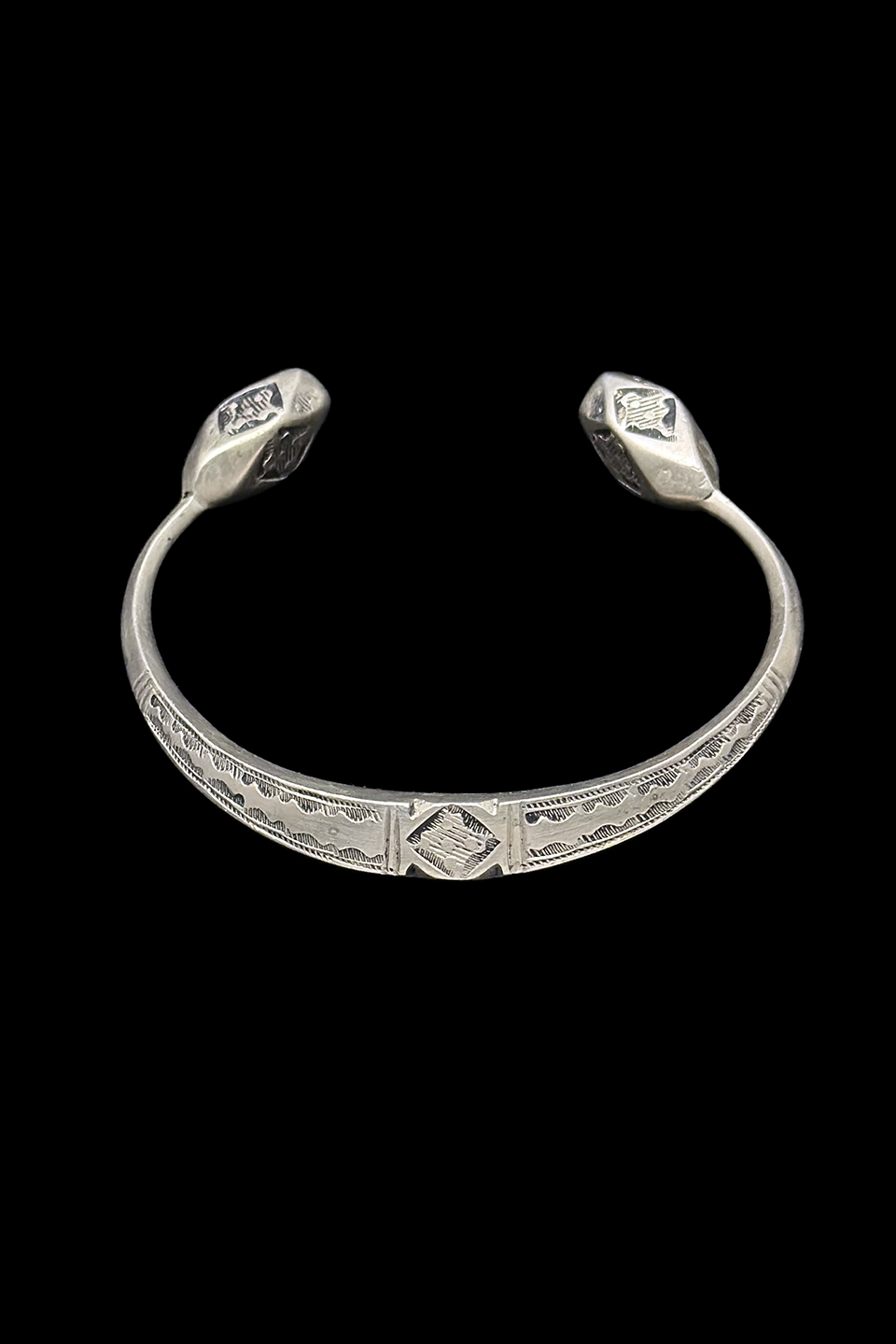 Silver Bracelet - Tuareg Nomads, south Sahara.