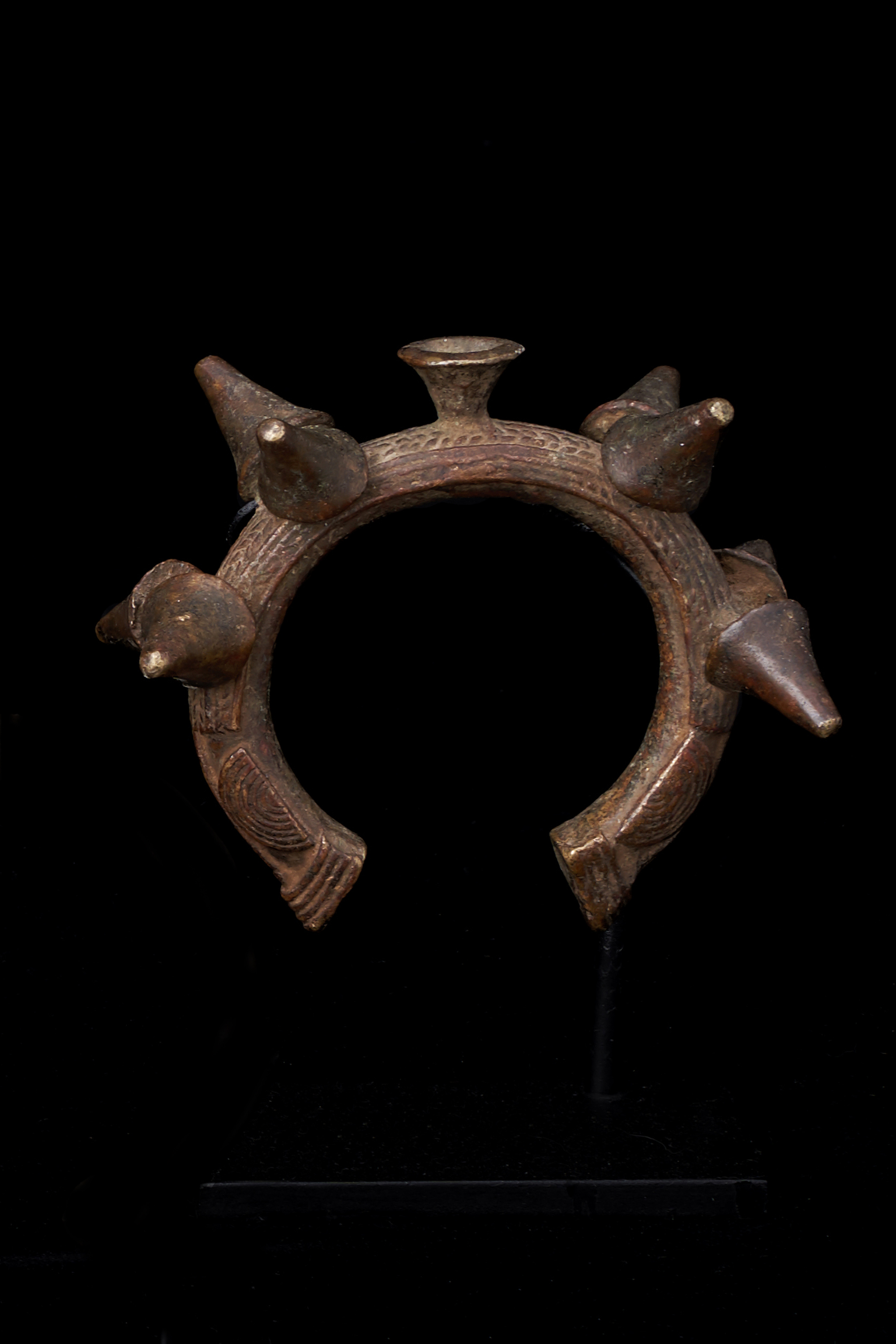 Heavy Copper Alloy Bracelet - Bwa People, Burkina Faso - Sold