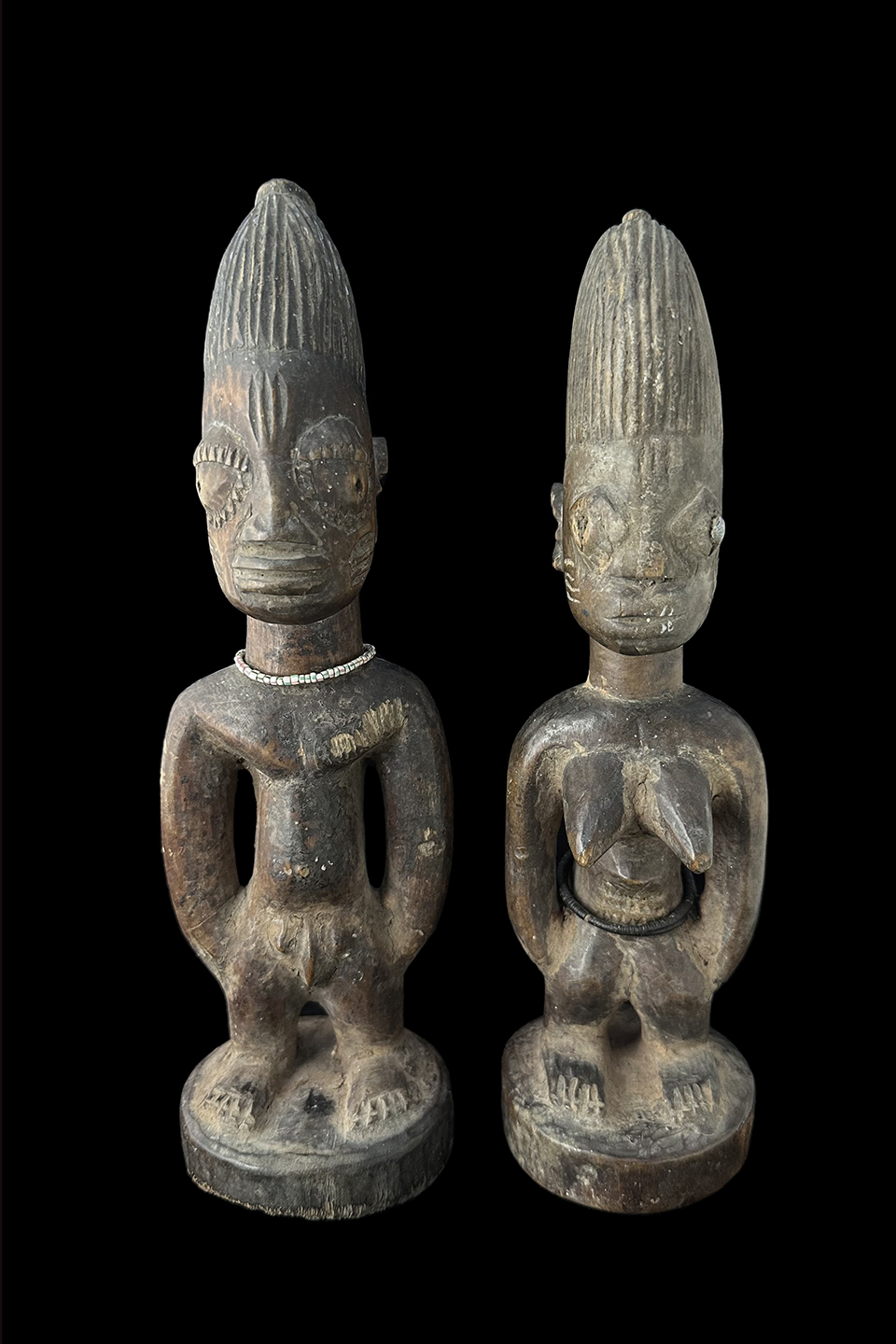 Ibeji Pair - Yoruba People, Nigeria (#0290)