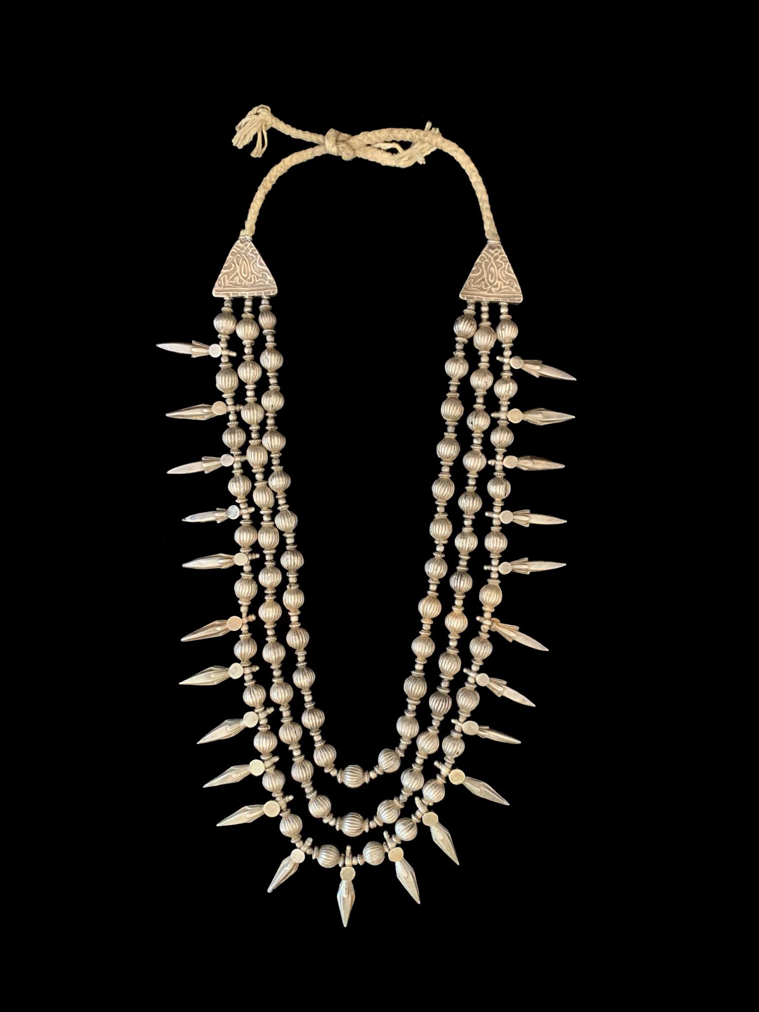 Tribal Silver Necklace from northern India