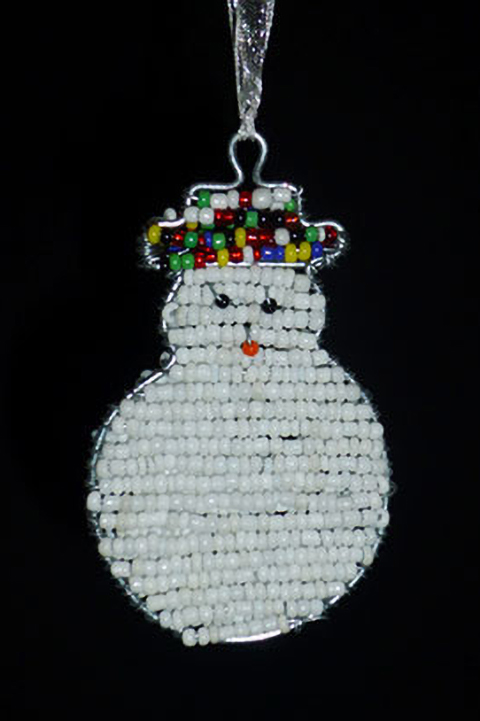 Beaded Snowman - South Africa