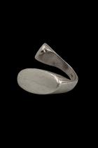 Sterling Silver Open Design Ring - Size 7 2