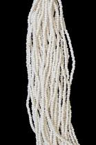 31 Strand White Beaded Necklace - Ndebele People, South Africa 1