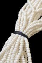 31 Strand White Beaded Necklace - Ndebele People, South Africa 2