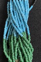 Framed Beaded Necklace - Zulu People, Msinga Area, South Africa  2