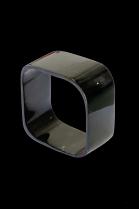 Square Black Horn Bangle