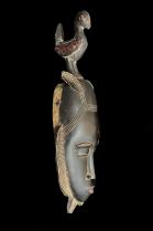 Mask with Bird Surmounted on the Head - Guro People, Ivory Coast 3