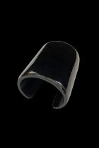 Large Black Horn Cuff