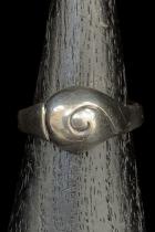 Small Spiral Sterling Silver Ring - Size 6 - Easy On 2