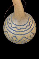 Set of 3 Incised Gourd Ornaments - Kenya 1