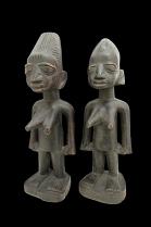 Pair of Female Ibeji Twins - Yoruba People, Nigeria 1