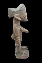 Single Female Ibeji Figure with Sandals - Yoruba People, Nigeria 4