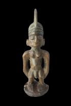 A Single Male Ibeji Figure - Yoruba People, Nigeria