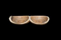 Sandalwood Double Bowl - Mozambique 1