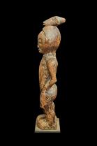 Wooden Figure with Buffalo Helmet - Holo People, Northern Angola/Southern D.R.Congo 2