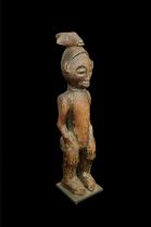 Wooden Figure with Buffalo Helmet - Holo People, Northern Angola/Southern D.R.Congo 5