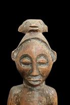 Wooden Figure with Buffalo Helmet - Holo People, Northern Angola/Southern D.R.Congo 6