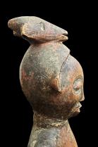 Wooden Figure with Buffalo Helmet - Holo People, Northern Angola/Southern D.R.Congo 7