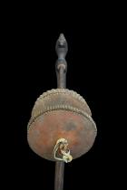 Wasembe Divination Gourd Slice Rattle/Sistrum - Senufo People, Ivory Coast 2