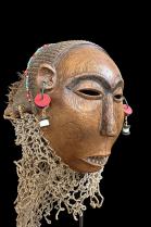 Mwana Pwo (Pwevo) Mask - Lovale People, Zambia 14