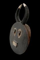 Black Faced Goli Mask - Baule People, Ivory Coast 1