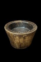 Wooden Mortar Bowl - Baule People, Ivory Coast