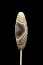 Banded Agate Bead Pendant - Botswana 11