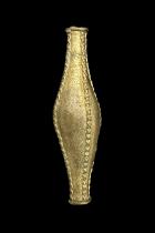 Old  Bi-conical Bronze Bead - Baule People, Ivory Coast 1