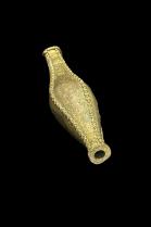 Old  Bi-conical Bronze Bead - Baule People, Ivory Coast