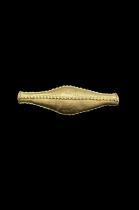 Old  Bi-conical Bronze Bead - Baule People, Ivory Coast 3