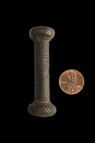 Copper Alloy Tubular Bead - West Africa 3