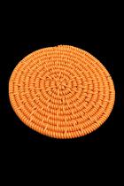 Set of 6 Orange Telephone Cable Wire Discs - South Africa 2