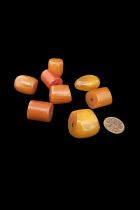 2 Baltic and 6 Copal/Amber/Resin Beads 2