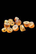 12 Vintage Wedge Shaped Baltic Amber Beads