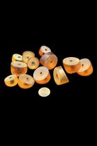 12 Vintage Wedge Shaped Baltic Amber Beads 1