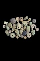 32 Ancient Amazonite Stone Beads - West Africa 1