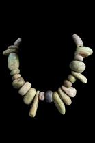 32 Ancient Amazonite Stone Beads - West Africa 4