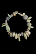 32 Ancient Amazonite Stone Beads - West Africa