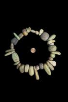 32 Ancient Amazonite Stone Beads - West Africa 6