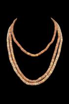 3 Strands of Bauxite Beads - Ghana 3