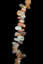 Strand of Irregular Shaped Carnelian Agate Beads 1