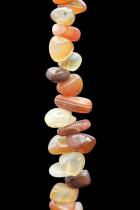 Strand of Irregular Shaped Carnelian Agate Beads 3