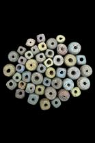 44 Loose Old Hebron Glass Beads - Sudan