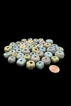 44 Loose Old Hebron Glass Beads - Sudan 1