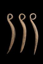 39 Sculptural Wrought Iron Currency Pods - Kirdi People, Cameroon, W.Africa 7