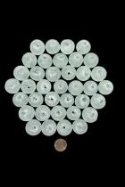 37 Smaller Recycled Glass Beads - Krobo People, Ghana 1